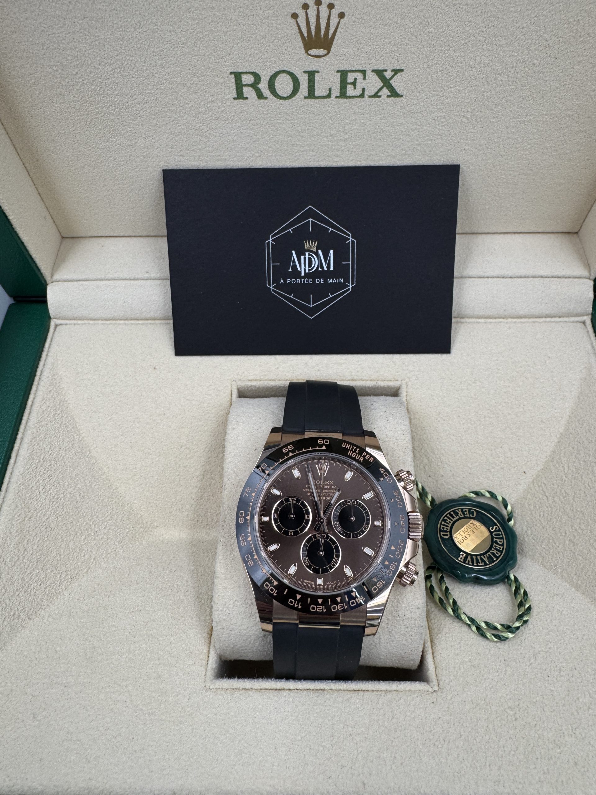 Rolex Daytona Oyster Flex OR Rose – Image 5